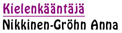 Kielenkääntäjä Nikkinen-Gröhn Anna logo